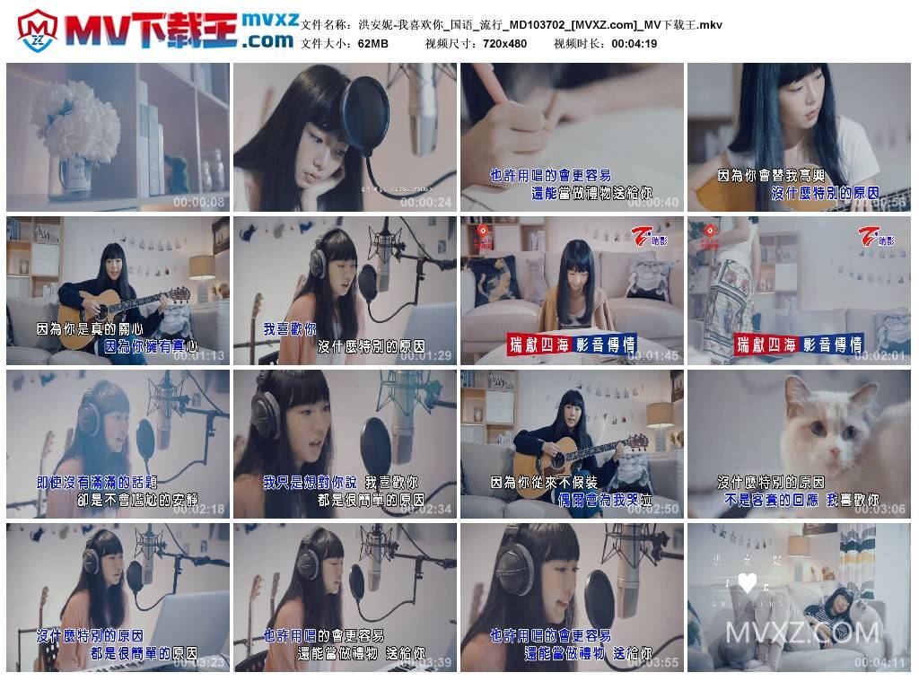 洪安妮-我喜欢你_国语_流行_MD103702